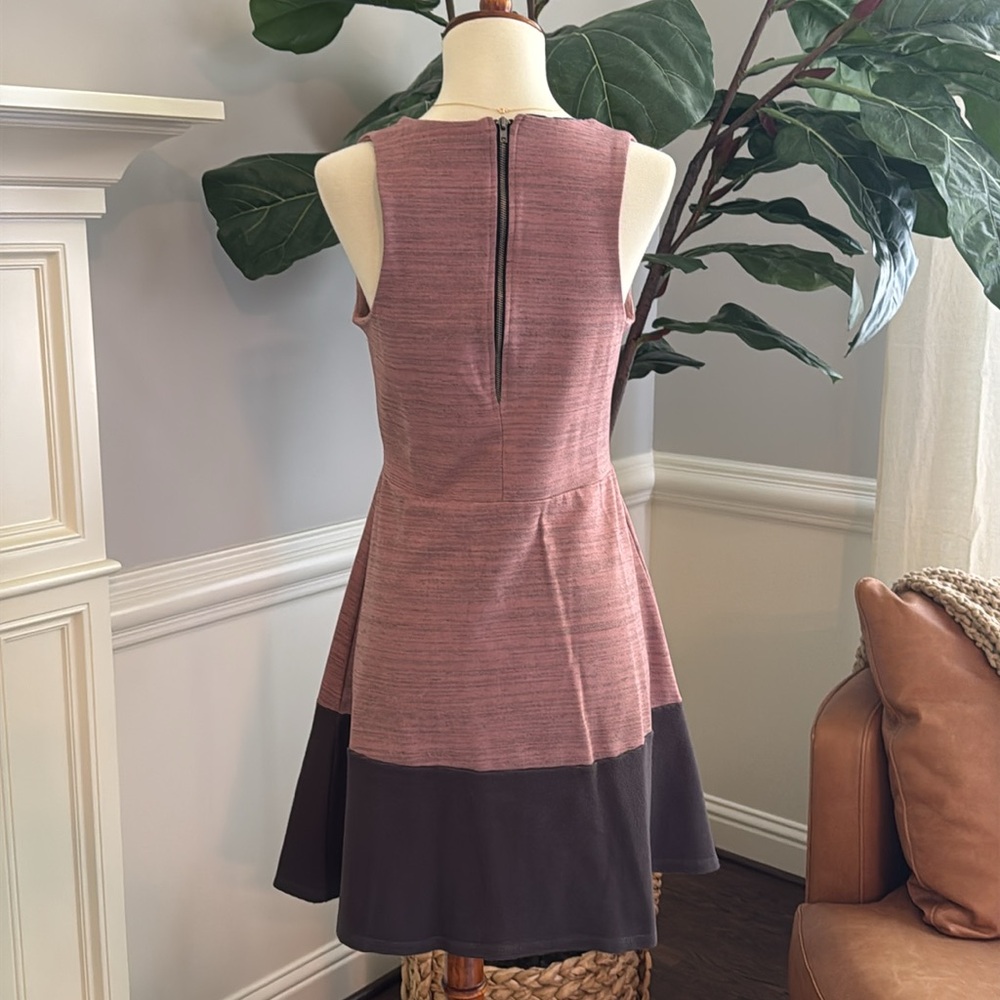 Anthropologie Pink and Black Sleeveless Dress - Picture 2 of 3
